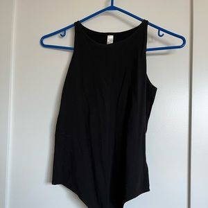 Square neck black body suit